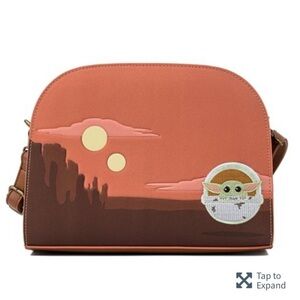 Loungefly Star Wars The Mandalorian Baby Yoda Grogu Crossbody Purse